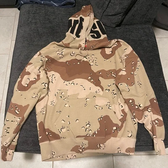 Supreme | Other | Supreme Rib Hooded Sweatshirt Chocolate Chip
